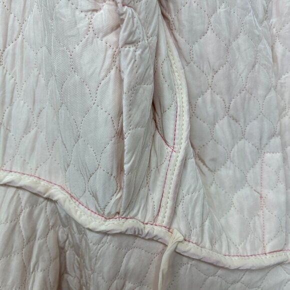 Evelyn Pearson ladies vtg 70s Loungewear Housecoat Kaftan Nightgown Pink Robe - Picture 12 of 14